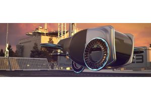 Goodyear AERO je koncept inteligentného kolesa, s funkciou „nepneumatickej pneumatiky“ a zároveň vrtule.