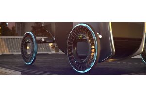 Goodyear AERO je koncept inteligentného kolesa, s funkciou „nepneumatickej pneumatiky“ a zároveň vrtule.